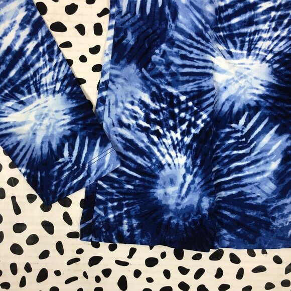 Lands End Navy Blue Tie Dye Long Sleeve Crewneck SWIM TEE Pick Your Size! - Picture 3 of 5